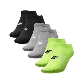 Čarape 4F Black/Green/Grey