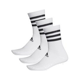Čarape Adidas 3-STRIPES CUSHIONED White