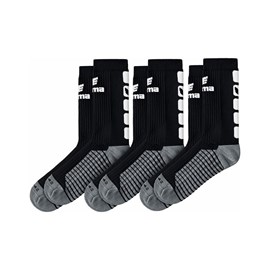 Čarape Erima Classic 5-Cubes 3P Black