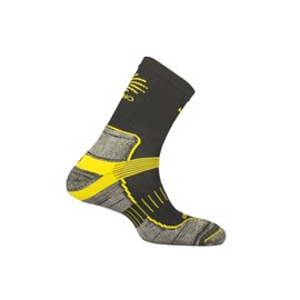 Čarape Mund Peregrino Black/Yellow