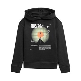 DJEČJA HOODIE 4F PULLOVER BLACK