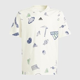 DJEČJA MAJICA ADIDAS BRAND LOVE WHITE