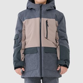 DJEČJA SKI JAKNA 4F GRAY/BROWN