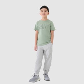 DJEČJA TRENIRKA DONJI DIO 4F CASUAL GRAY