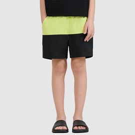 DJEČJE KUPAĆE HLAČE 4F BOARDSHORTS BLACK/YELLOW