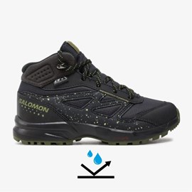 DJEČJE TENISICE SALOMON OUTWAY MID CSWP BLACK/GREEN