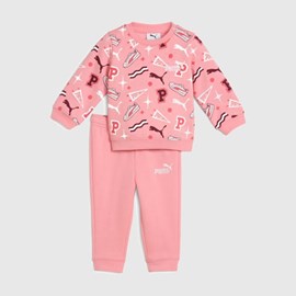 DJEČJI KOMPLET PUMA MINICATS CREW PINK