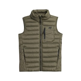 Dječji Prsluk 4F SYNTHETIC-FILL DOWN VEST GREEEN