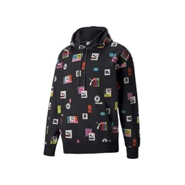 Hoodie Puma Brand Love Black
