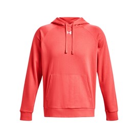 HOODIE UNDER ARMOUIR RIVAL RED/WHITE