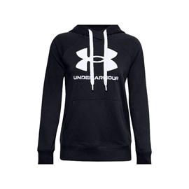 Hoodie Under Armour Rival Fleece Logo Black