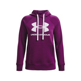 HOODIE UNDER ARMOUR RIVAL FLEECE PURPLE