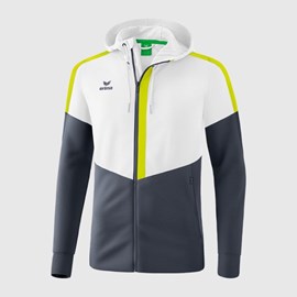 JAKNA ERIMA SQUAD TRAINING WHITE/SLATE GREY/BIO LIME 