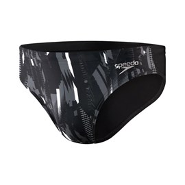 KUPAĆE GAĆE SPEEDO ALLOVER BLACK/GREY