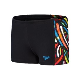 KUPAĆE GAĆE SPEEDO PANEL AQUASHORTS BLACK/ORANGE