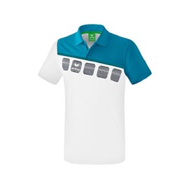 Majica Erima 5-C POLO White/Blue