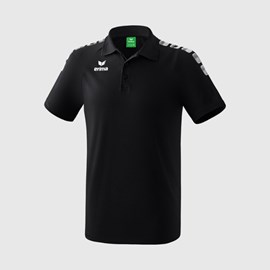 MAJICA ERIMA POLO ESSENTIAL 5-C BLACK/WHITE