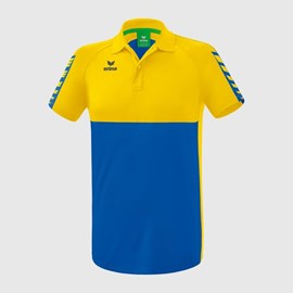 MAJICA ERIMA SIX WINGS POLO NEW ROYAL/YELLOW