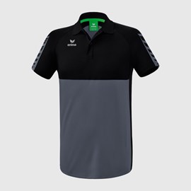 MAJICA ERIMA SIX WINGS POLO SLATE GREY/BLACK