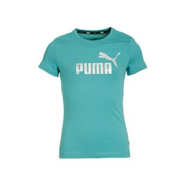 Dječja majica Puma Essentials Green