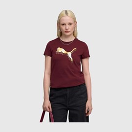 MAJICA PUMA ESSENTIALS METALLIC BORDEAUX