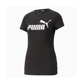 MAJICA PUMA ESSENTIALS SLIM LOGO TEE BLACK