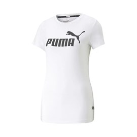 MAJICA PUMA ESSENTIALS SLIM LOGO TEE WHITE