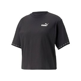 MAJICA PUMA POWER TAPE BLACK 