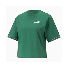 MAJICA PUMA POWER TAPE TEE GREEN