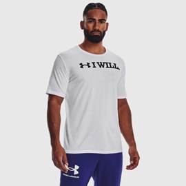 MAJICA UNDER ARMOUR I WILL WHITE