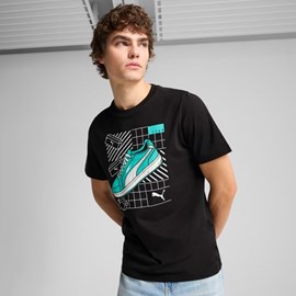 MUŠKA MAJICA PUMA GRAPHICS SNEAKER TEE BLACK