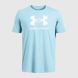 MUŠKA MAJICA UNDER ARMOUR LOGO BLUE