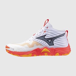MUŠKE TENISICE ZA RUKOMET MIZUNO WAVE MOMENTUM ELITE MID WHITE