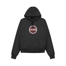 MUŠKI HOODIE COLMAR MAXI PRINTED LOGO BLACK