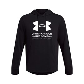 MUŠKI HOODIE UNDER ARMOUR RIVAL TERRY BLACK