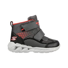 Tenisice Skechers S Lights Magna-Lights - Frosty Fun Grey/Red
