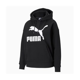 ŽENSKI HOODIE PUMA CLASSIC LOGO BLACK