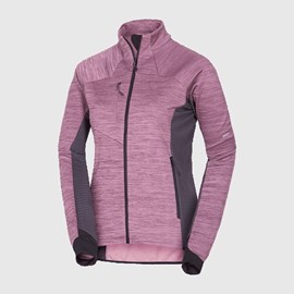 ŽENSKA JAKNA NORTHFINDER MELANGE FLIS JACLYN PLUM