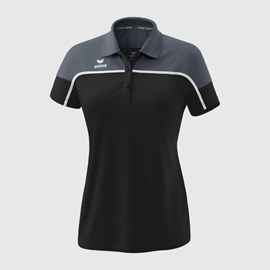 ŽENSKA MAJICA ERIMA CHANGE POLO BLACK GREY/SLATE GREY/WHITE