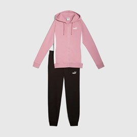ŽENSKA TRENERKA PUMA FULL-ZIP HOODED SWEAT SUIT PINK