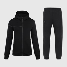 ŽENSKA TRENIRKA KOMPLET KELME KNIT BLACK