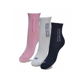 Ženske Čarape 4F White/Blue/Pink 