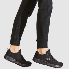 ŽENSKE TENISICE SKECHERS GET CONNECTED BLACK