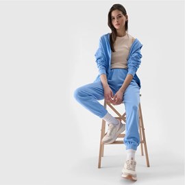 ŽENSKI DONJI DIO TRENIRKE 4F JOGGERS BLUE