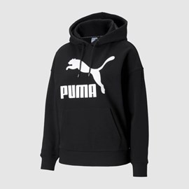 ŽENSKI HOODIE PUMA CLASSIC LOGO BLACK